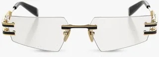 Balmain Eyewear Rectangle Frame Glasses