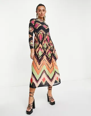 Never Fully Dressed Diamond maxi dress