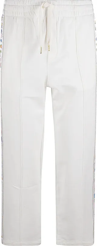 Casa Icon Embroidered Satin Tape Track Pants
