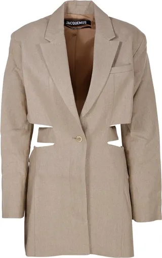 Jacquemus Cut-Out Blazer Mini Dress