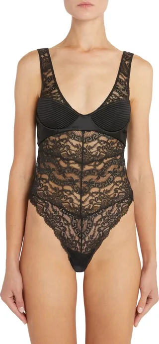 Lace & Satin Bodysuit