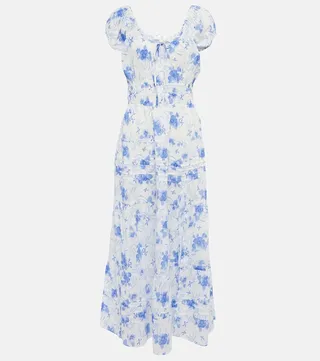 Magdaline floral cotton dress