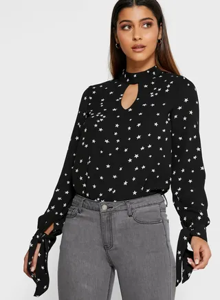 Printed Keyhole Top