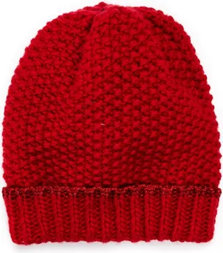 MUK LUKS Women's Lurex Cuff Cap-Neutral OS