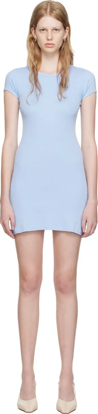 Gil Rodriguez Blue Bellevue Minidress