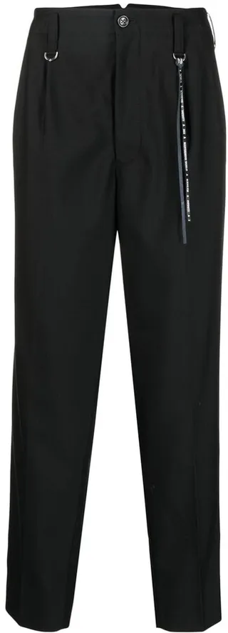 Logo-Print Tapred Trousers