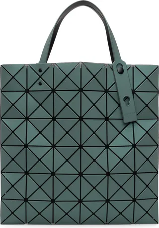 Bao Bao Issey Miyake Green Lucent Metallic Tote