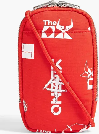 Printed shell phone pouch