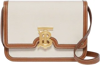Small TB Monogram Canvas Shoulder Bag