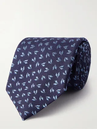 Silk-Jacquard Tie