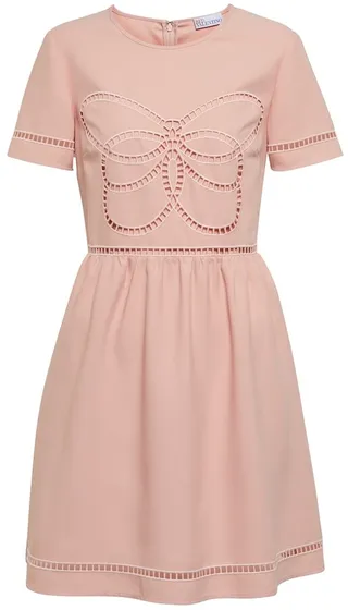 Embroidered minidress