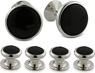 David Donahue Onyx Stud & Cufflinks Set