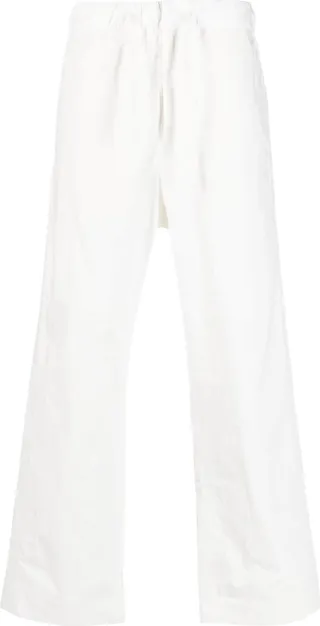 Drawstring Wide-Leg Trousers