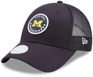 Women's New Era Navy Michigan Wolverines Sparkle 9Forty Snapback Hat