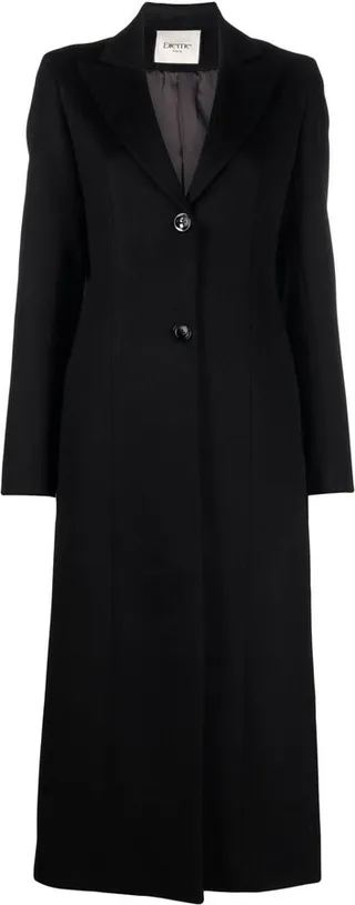 Single-Breasted Tailored Coat