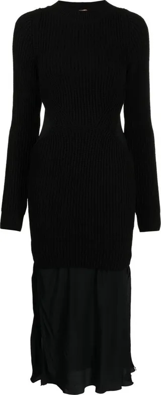 Ribbed Knit Dress