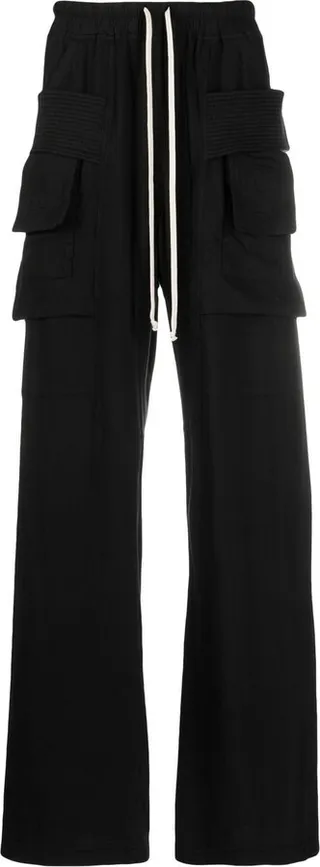 Wide-Leg Cargo Trousers