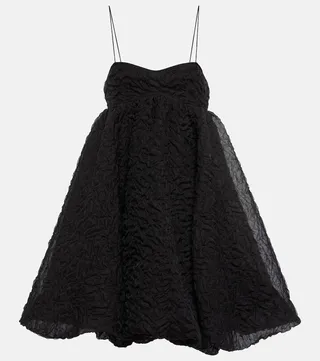 Sunni cotton-blend minidress