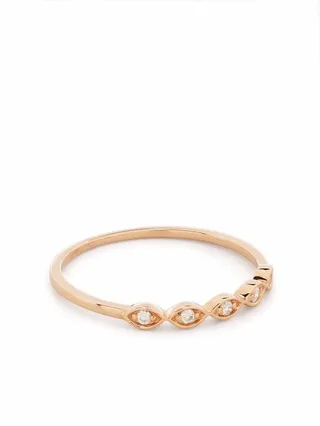 18kt rose gold Accumulation diamond ring