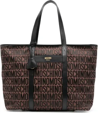 Brown Monogram Tote Bag