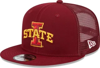 Men's New Era Cardinal Iowa State Cyclones Classic 9FIFTY Trucker Snapback Hat