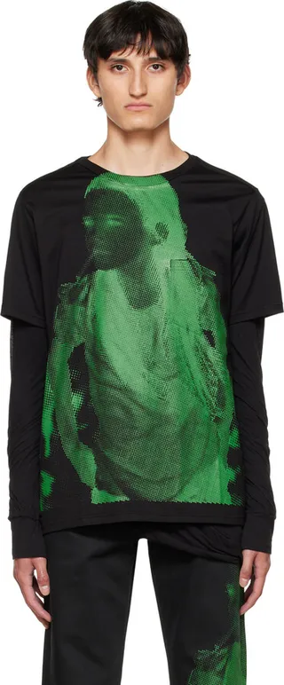 TAKAHIROMIYASHITA TheSoloist. Black 'Priscilla 1969' T-Shirt