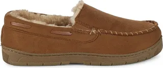 Faux Fur-Lined Slippers