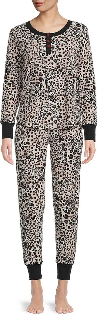 Patterned 2-Piece Pajama Set
