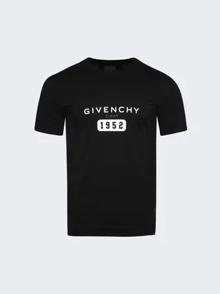 Slim Fit Print T-Shirt Black