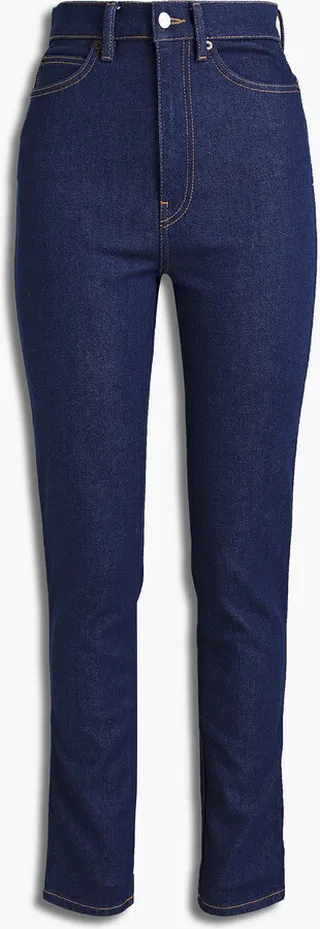 High-rise skinny jeans