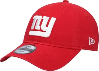 Men's New Era Red New York Giants Logo Core Classic 2.0 9Twenty Adjustable Hat
