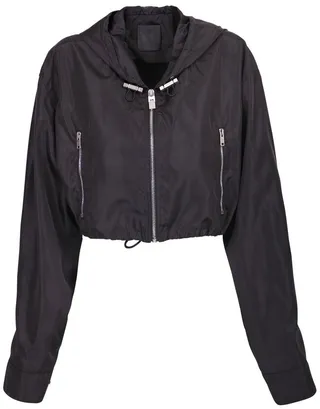 Givenchy Cropped Hooded Windbreaker