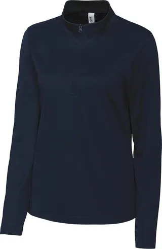Clique Spin Eco Performance Half Zip Womens Pullover - Dark Navy - S