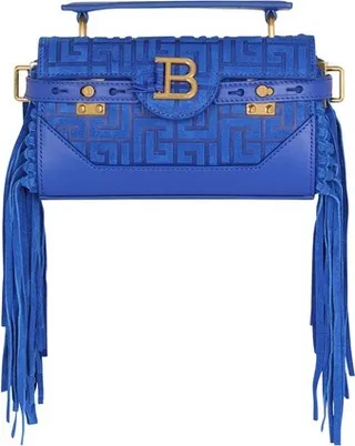 B-Buzz 19 fringed bag with suede embossed monogram