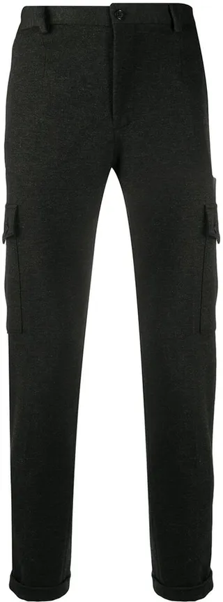 Straight Leg Trousers With Pockets
