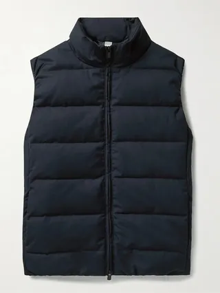 Slowear Teknosartorial Quilted Twill Gilet