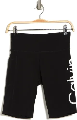 High Waist Logo Bike Shorts