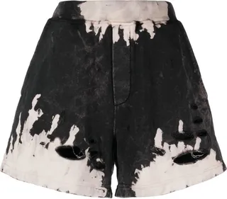 Destroyed Arnold bleach effect shorts