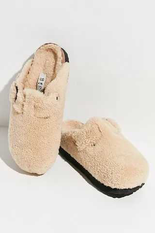 Boston Teddy Shearling Birkenstock by Birkenstock at Free People