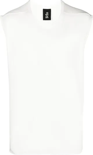 short cap-sleeved T-shirt