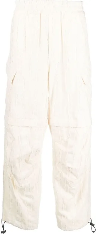 Elasticated Wide-Leg Trousers