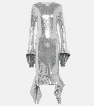 Sequined midi dress