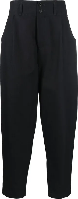 Pleated Tapered Trousers