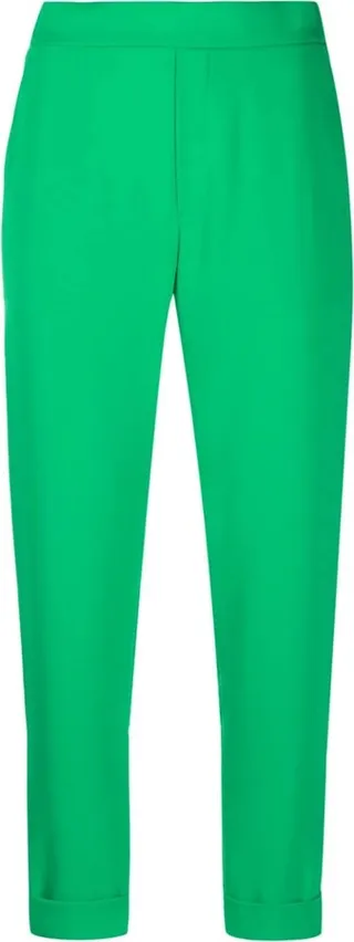 High-Waisted Cropped Trousers