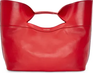 The Small Bow Leather Tote