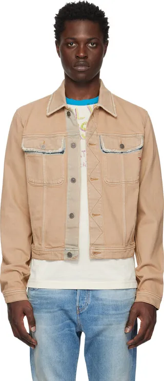 Diesel Beige D-Milo Denim Jacket