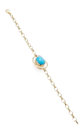 Women's 18K Yellow Gold Locket Bracelet