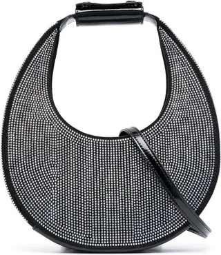 Moon stud-embellished tote bag
