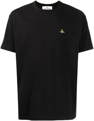 embroidered-logo short-sleeved T-shirt