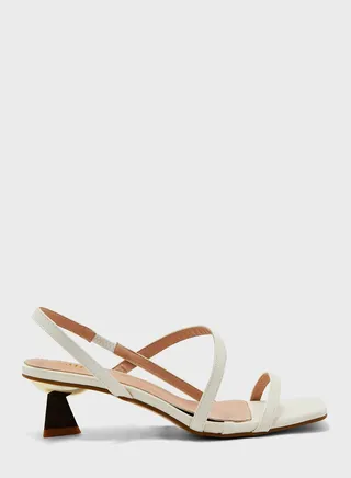 Square-Toe Strappy Sandals